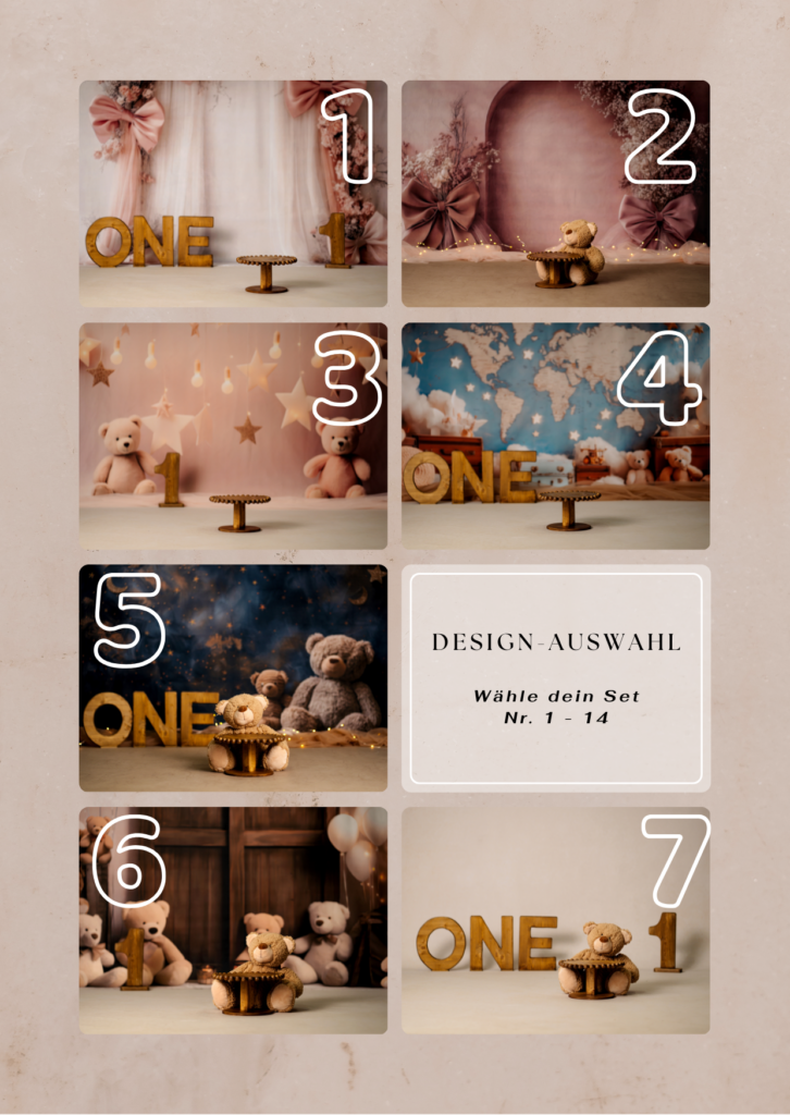 Cake-Smash-Hintergründe