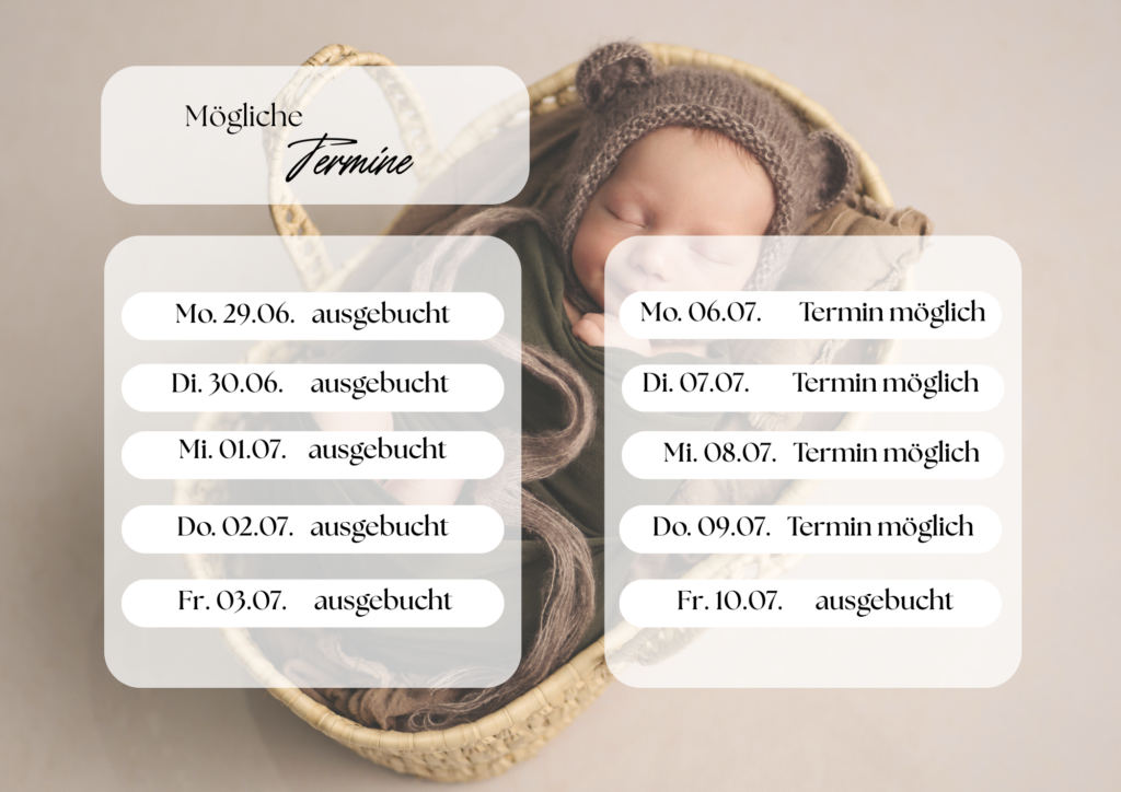 Freie Termine